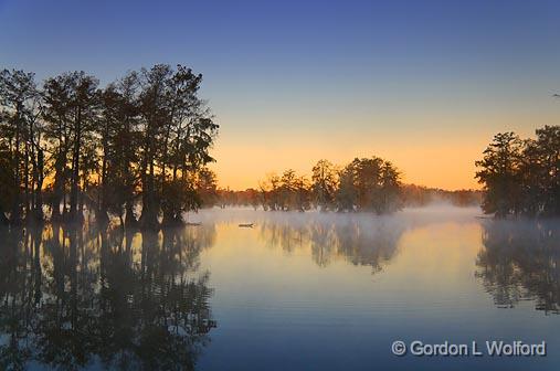 Misty Lake Martin At Sunrise_25710.jpg - Photographed at the Cypress Island Preserve near Breaux Bridge, Louisiana, USA.